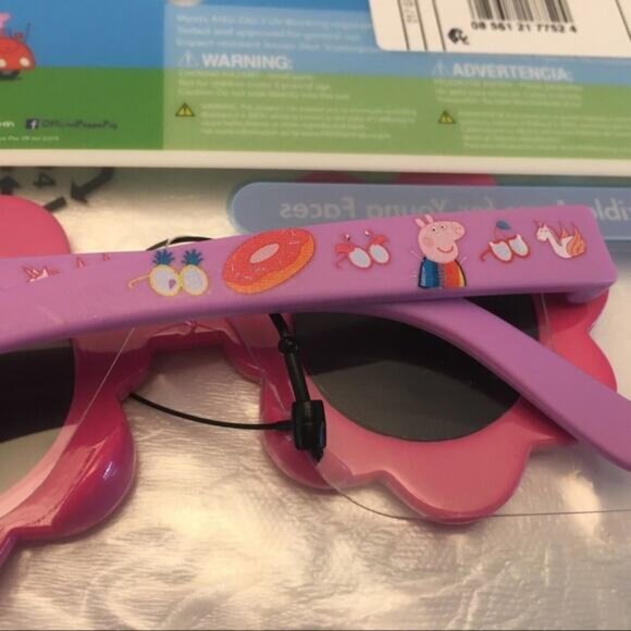 Peppa Pig Flower Sunglasses Pink Purple Kids - Picture 6 of 16